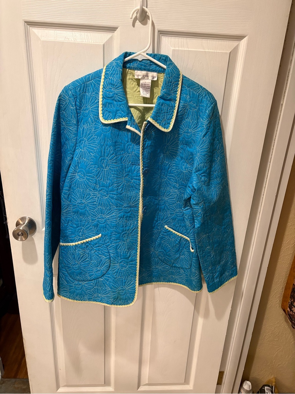Susan Graver Quilted Large Jacket